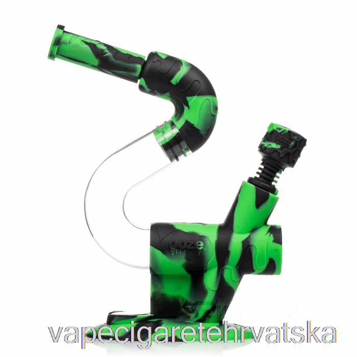 Vape Hrvatska Ooze Swerve Silikonska Vodena Lula Kameleon (crna/zelena)